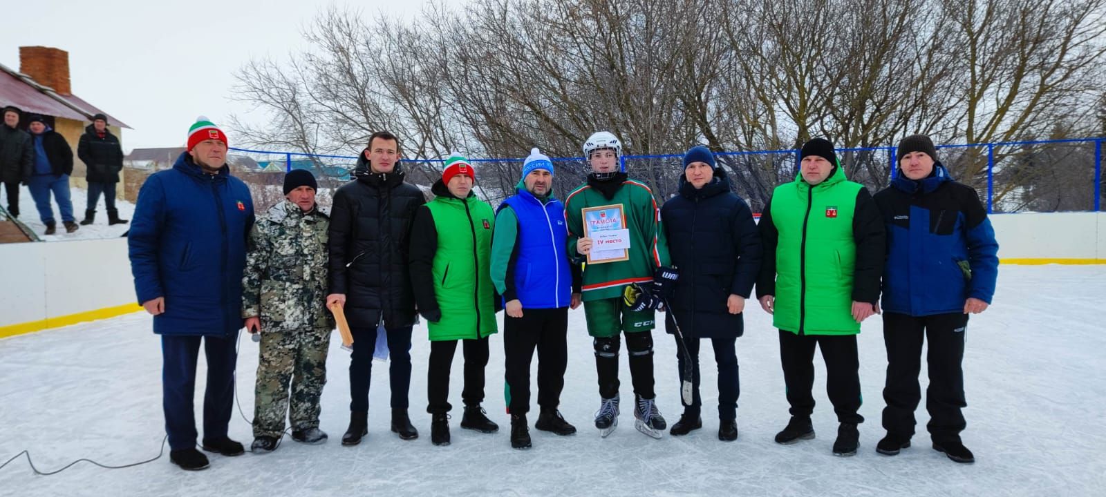 Олы Тиләҗе авылында хоккей  ярышы  узды