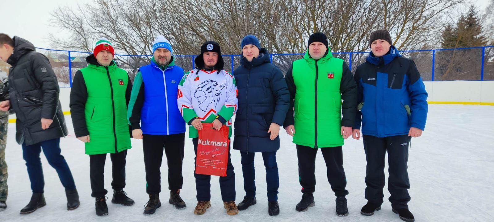 Олы Тиләҗе авылында хоккей  ярышы  узды