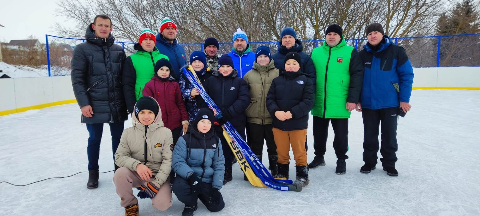 Олы Тиләҗе авылында хоккей  ярышы  узды