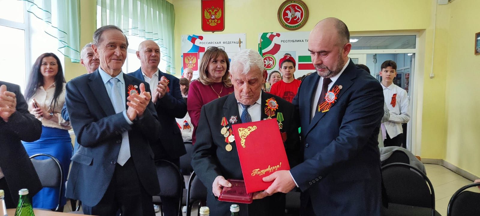 Поздравили с  99-летием, ветерана Великой Отечественной войны