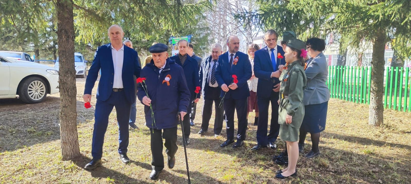 Поздравили с  99-летием, ветерана Великой Отечественной войны