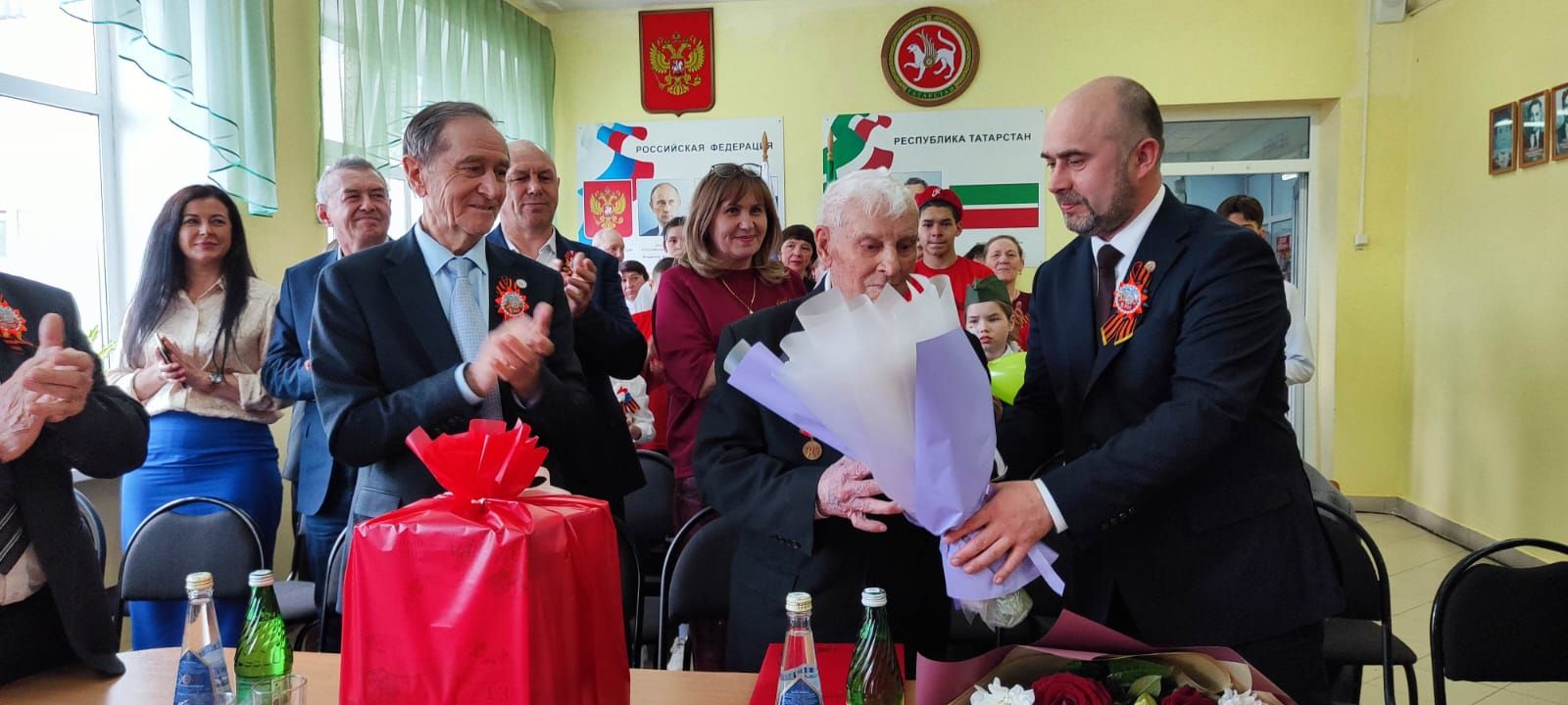Поздравили с  99-летием, ветерана Великой Отечественной войны