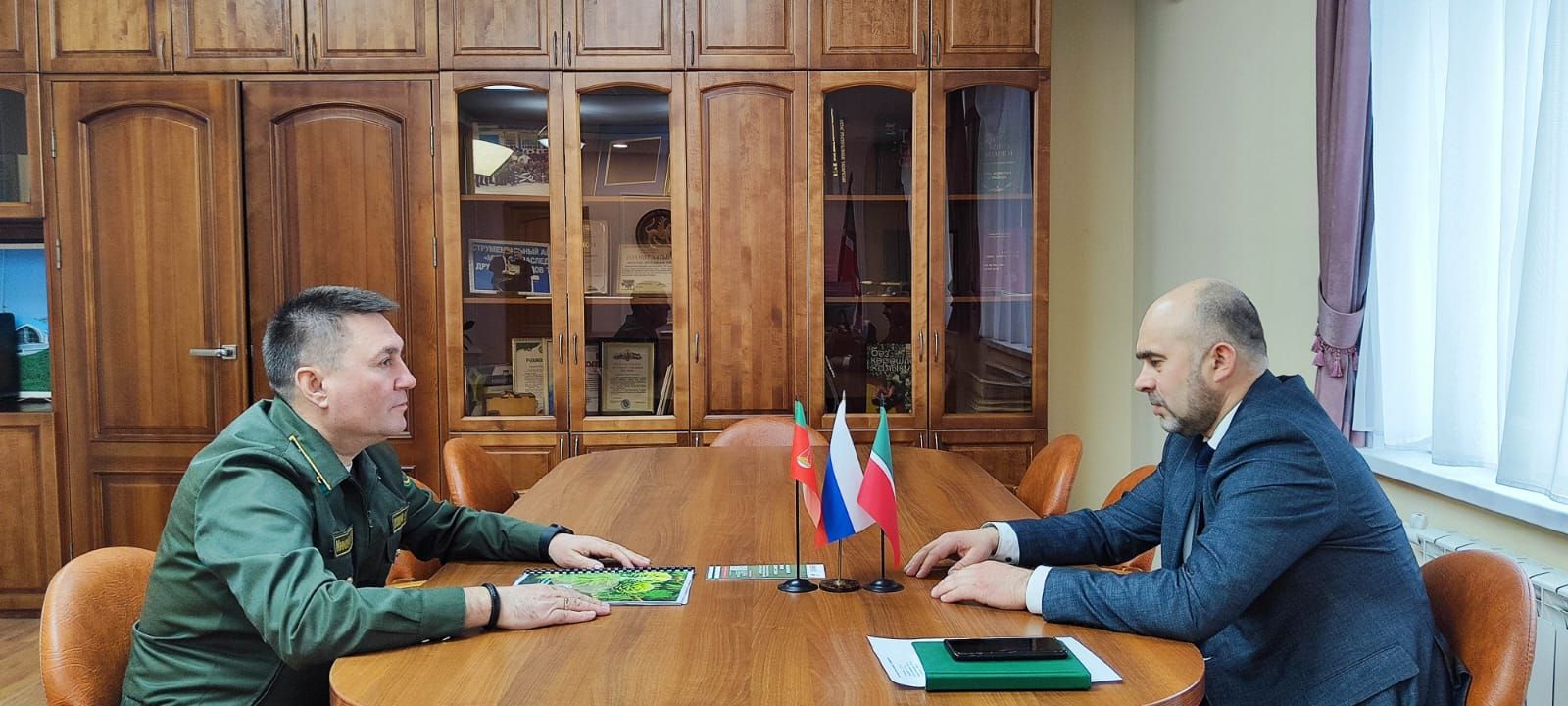 Урман хуҗалыгы министры  районга  эш  сәфәре  белән  килде