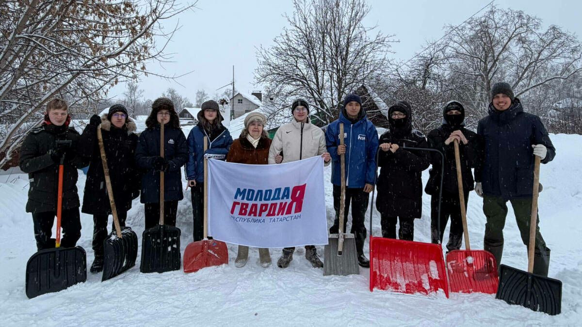 Татарстан районнарында «Кар десанты» акциясе дәвам итә