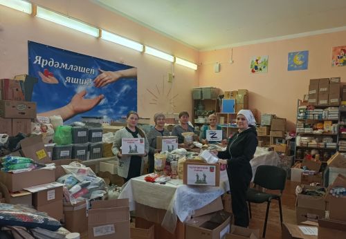 Теләче халкы гуманитар ярдәм җибәрергә әзерләнә