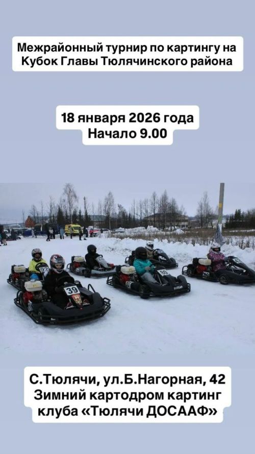 Теләчедә картинг буенча районара ярышлар узачак