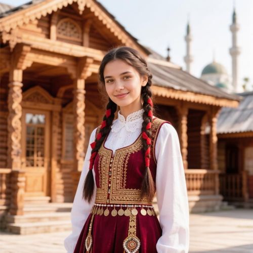 Казанда сигез халыкның милли киемнәре реконструкцияләнгән
