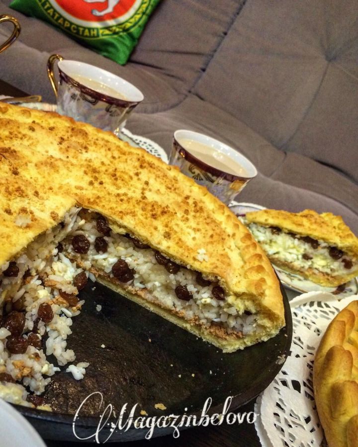 Губадия-татарский пирог(сладкий пирог)