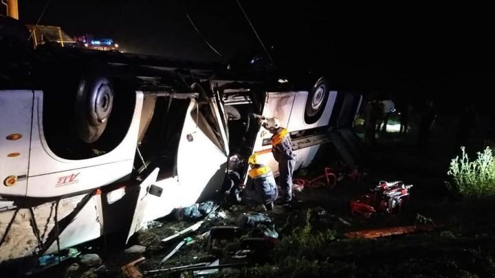 Башкортстанда авариягә очраган автобус күптән түгел генә техосмотр узган булган