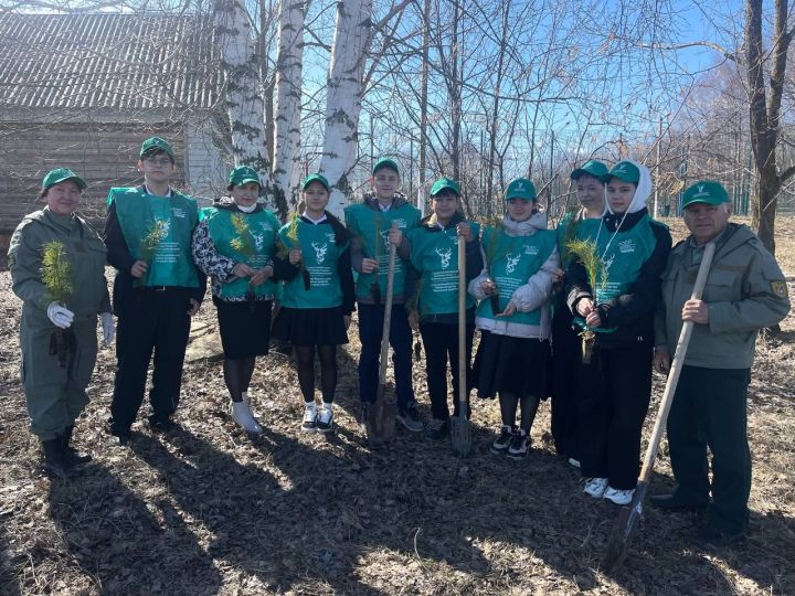 «Хәтер бакчасы» акциясендә катнаштылар