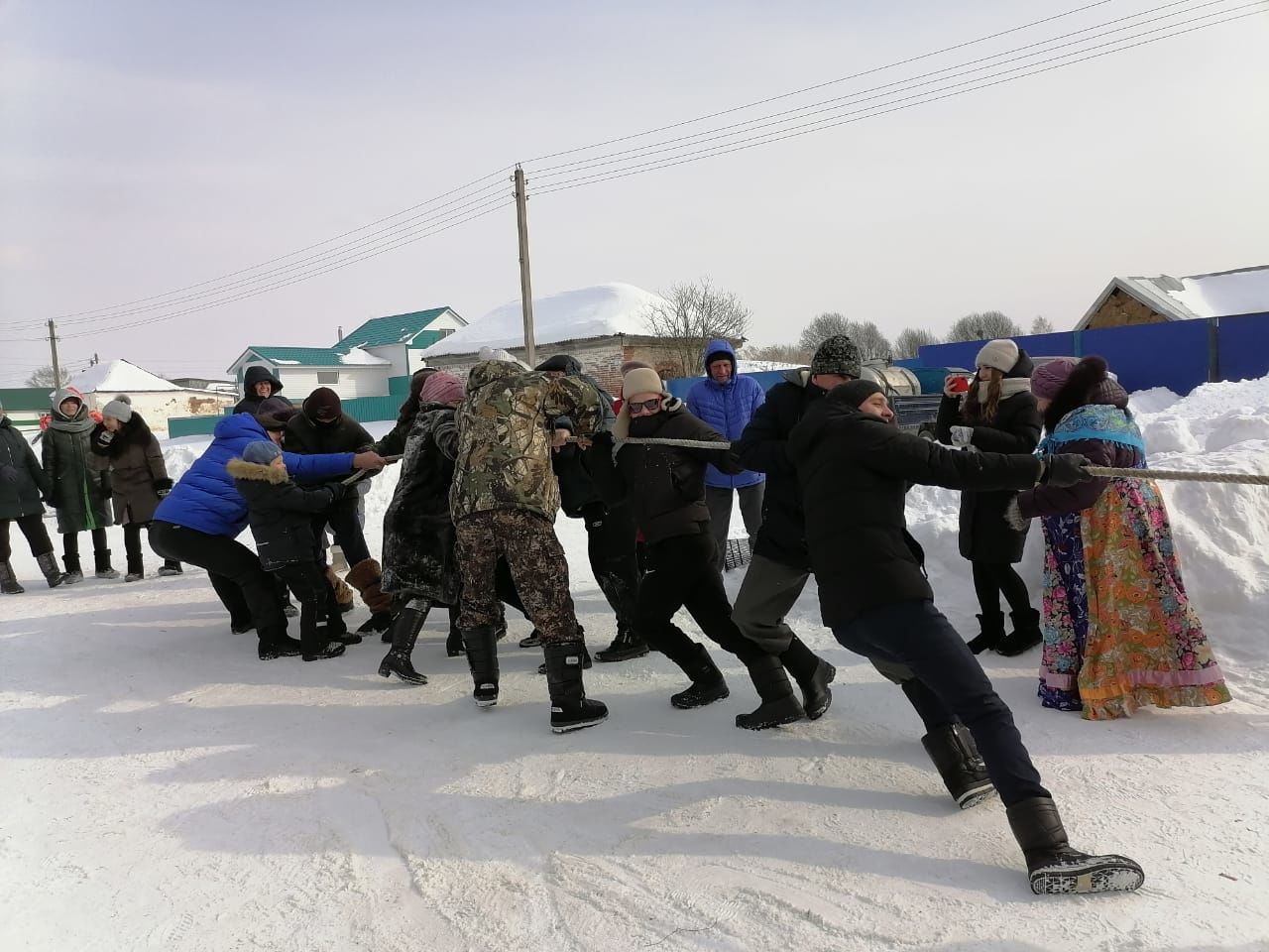 Әбде авыл җирлегендә Май чабу (Масленица) бәйрәме узды