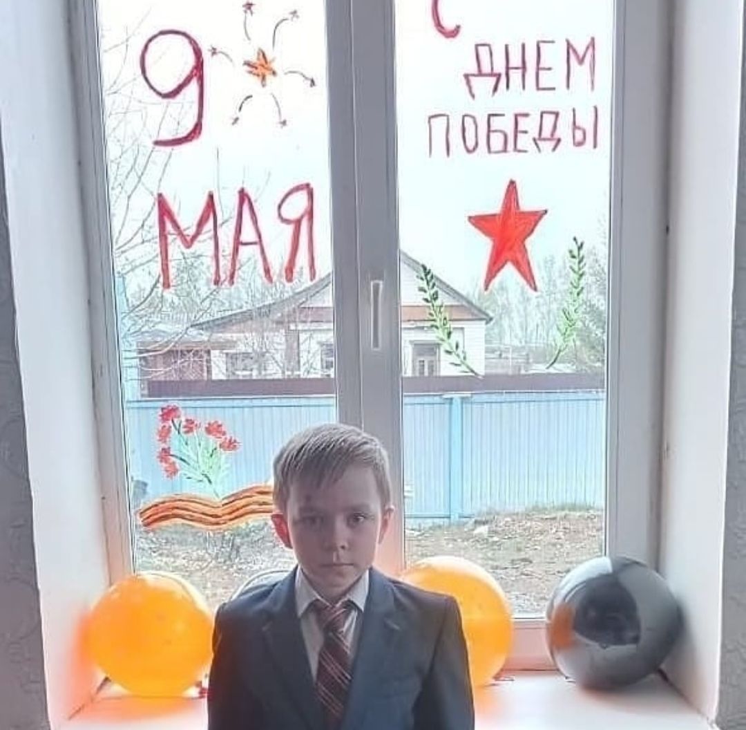 Теләчелеләр "Җиңү тәрәзәләре" Бөтенроссия акциясенә кушылды