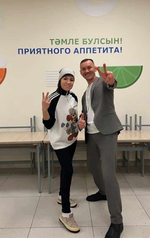 Битва шеф-поваров җиңүчесе, якташыбыз Ләйлә Кашапова бүген Теләче мәктәбендә  мастер-класс уздыра