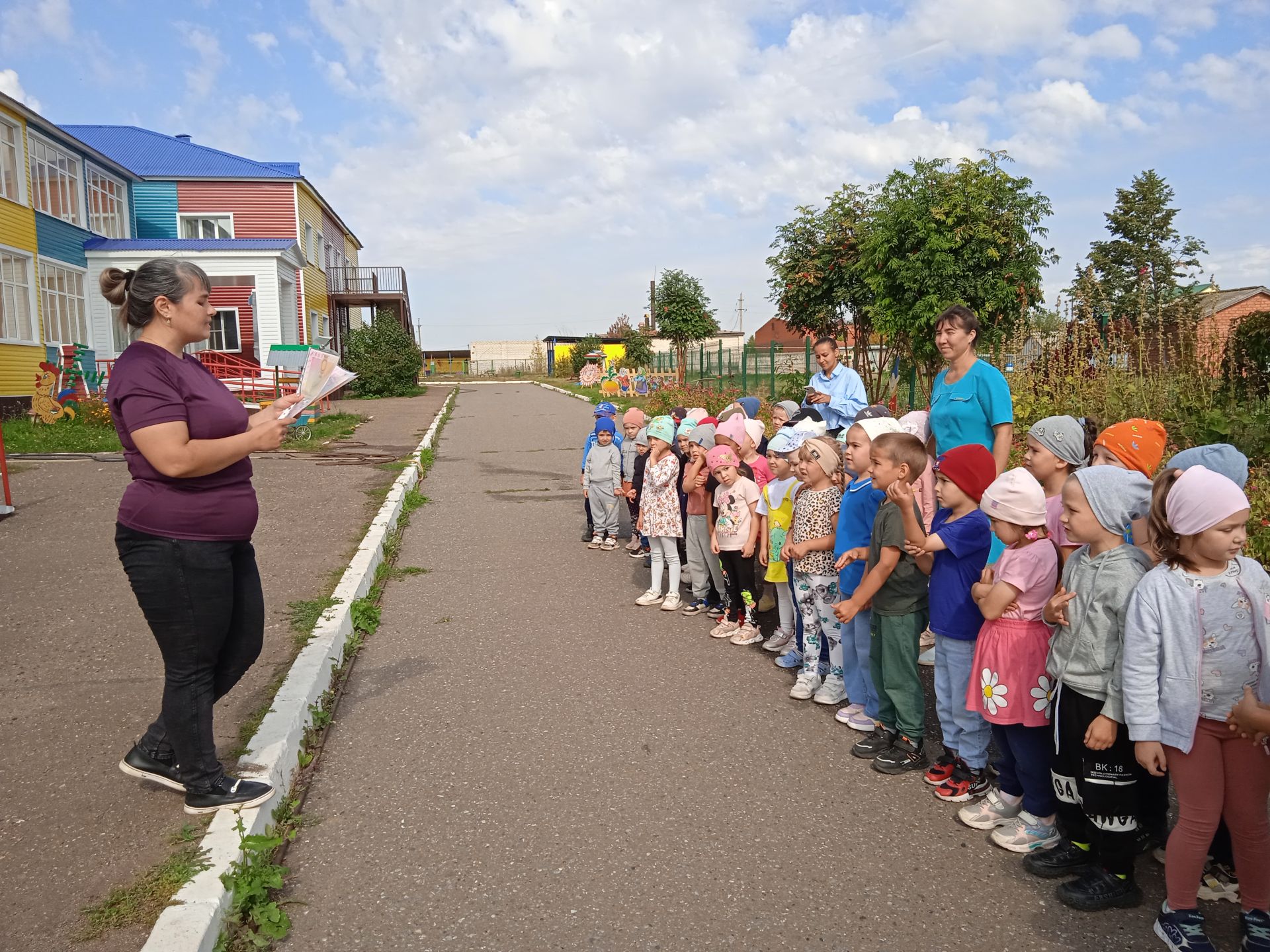 Өченче  номерлы балалар бакчасында  «Көзге кросс»