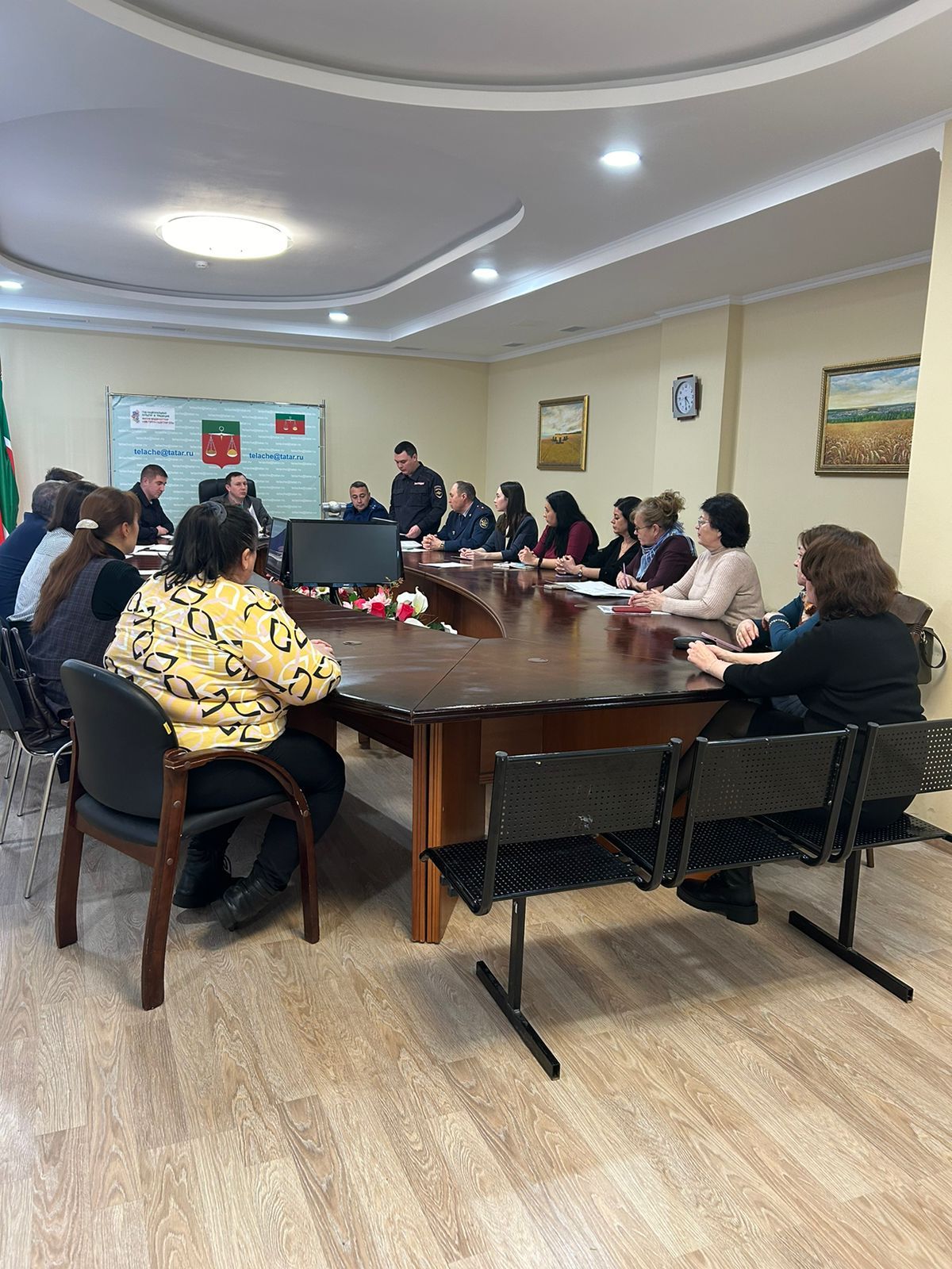 Состоялось заседание комиссии по делам несовершеннолетних и защите их прав Тюлячинского муниципального района