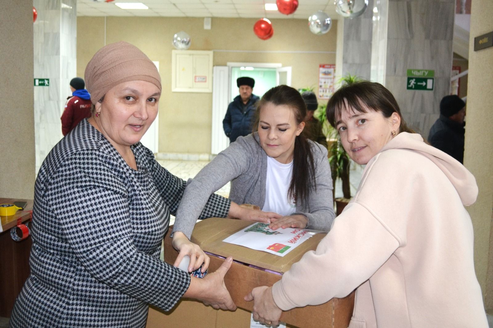 Теләчедән хәрбиләргә гуманитар ярдәм озаттылар