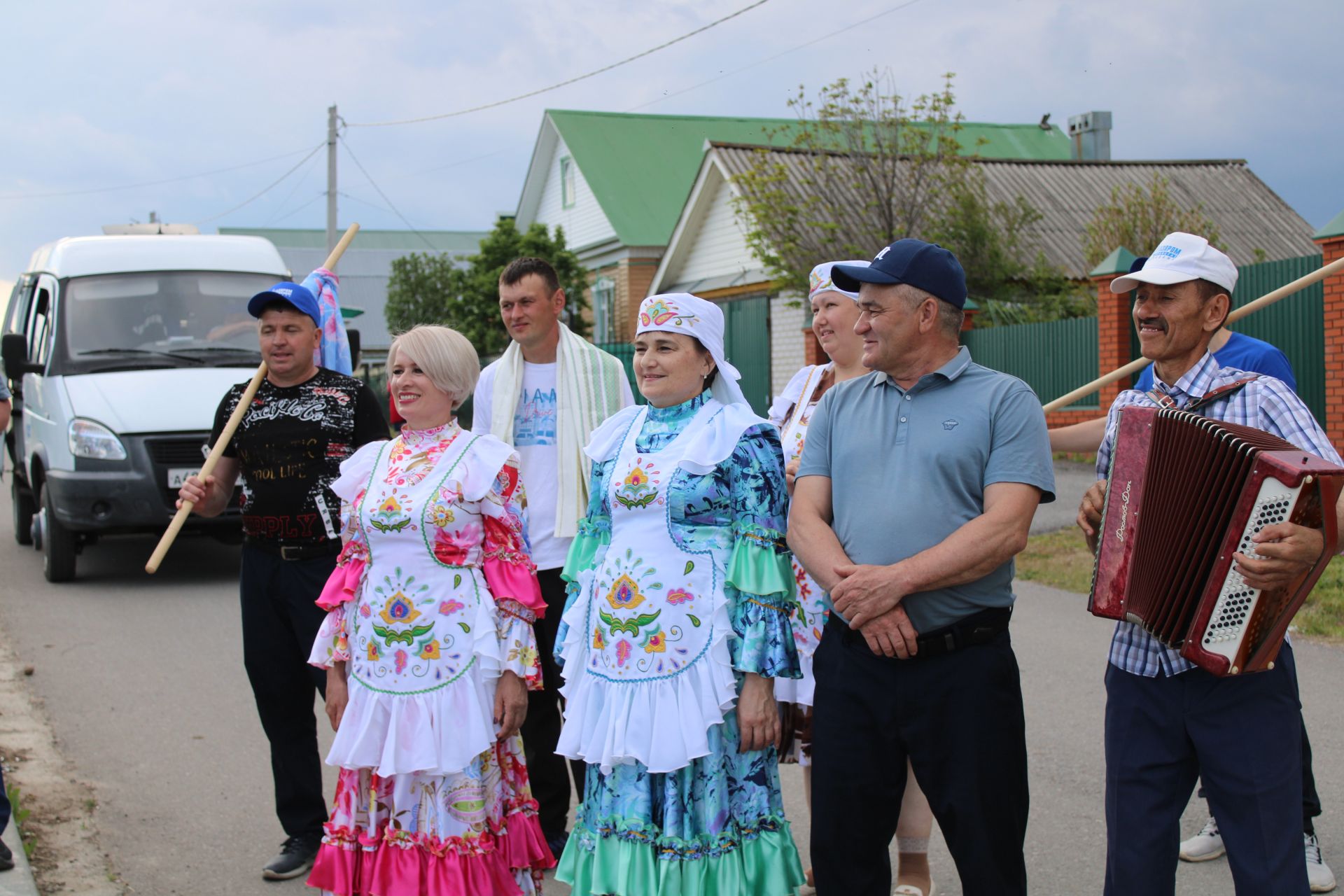 Район үзәге гармун тавышыннан гөрләп тора