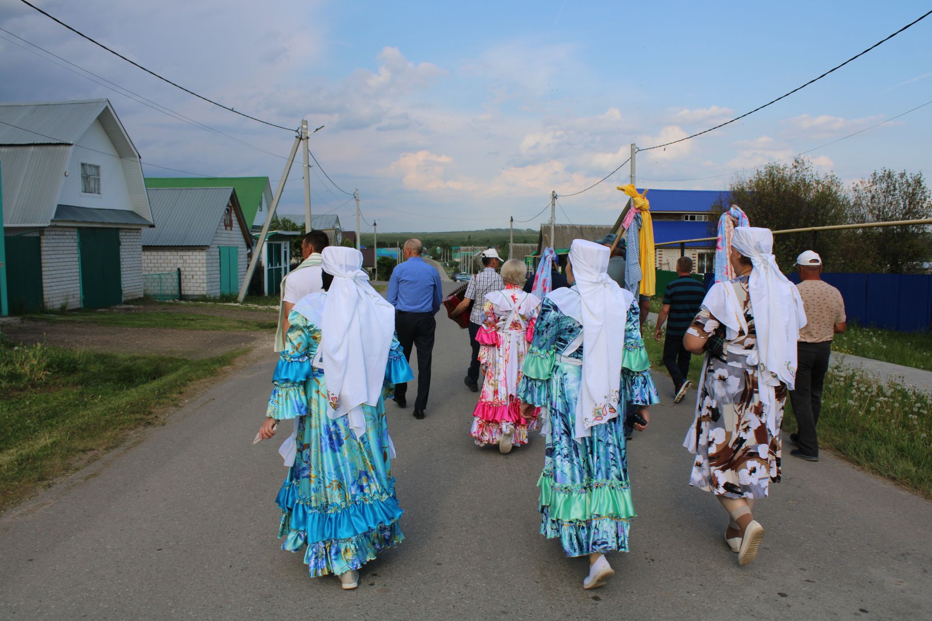 Район үзәге гармун тавышыннан гөрләп тора