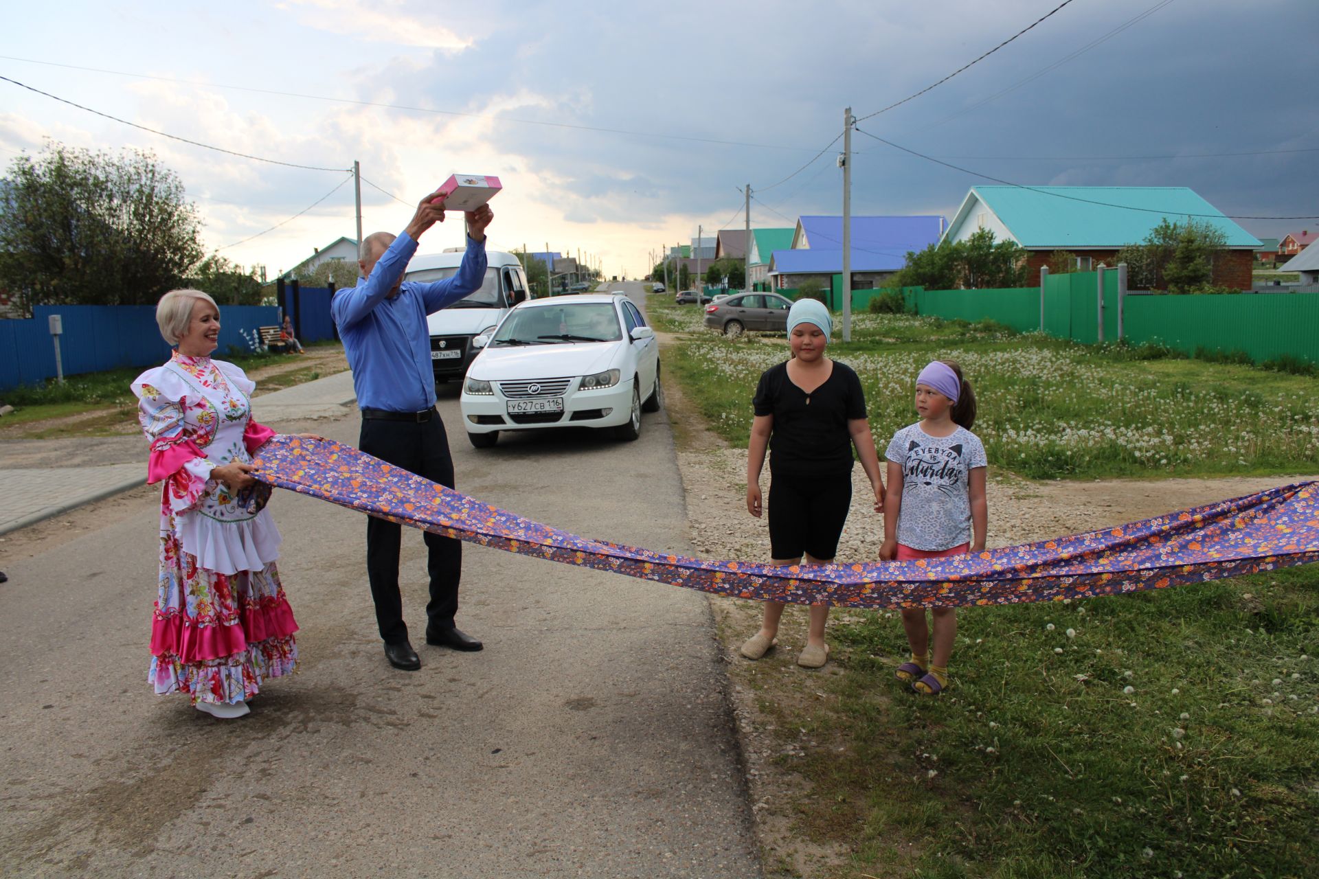 Район үзәге гармун тавышыннан гөрләп тора