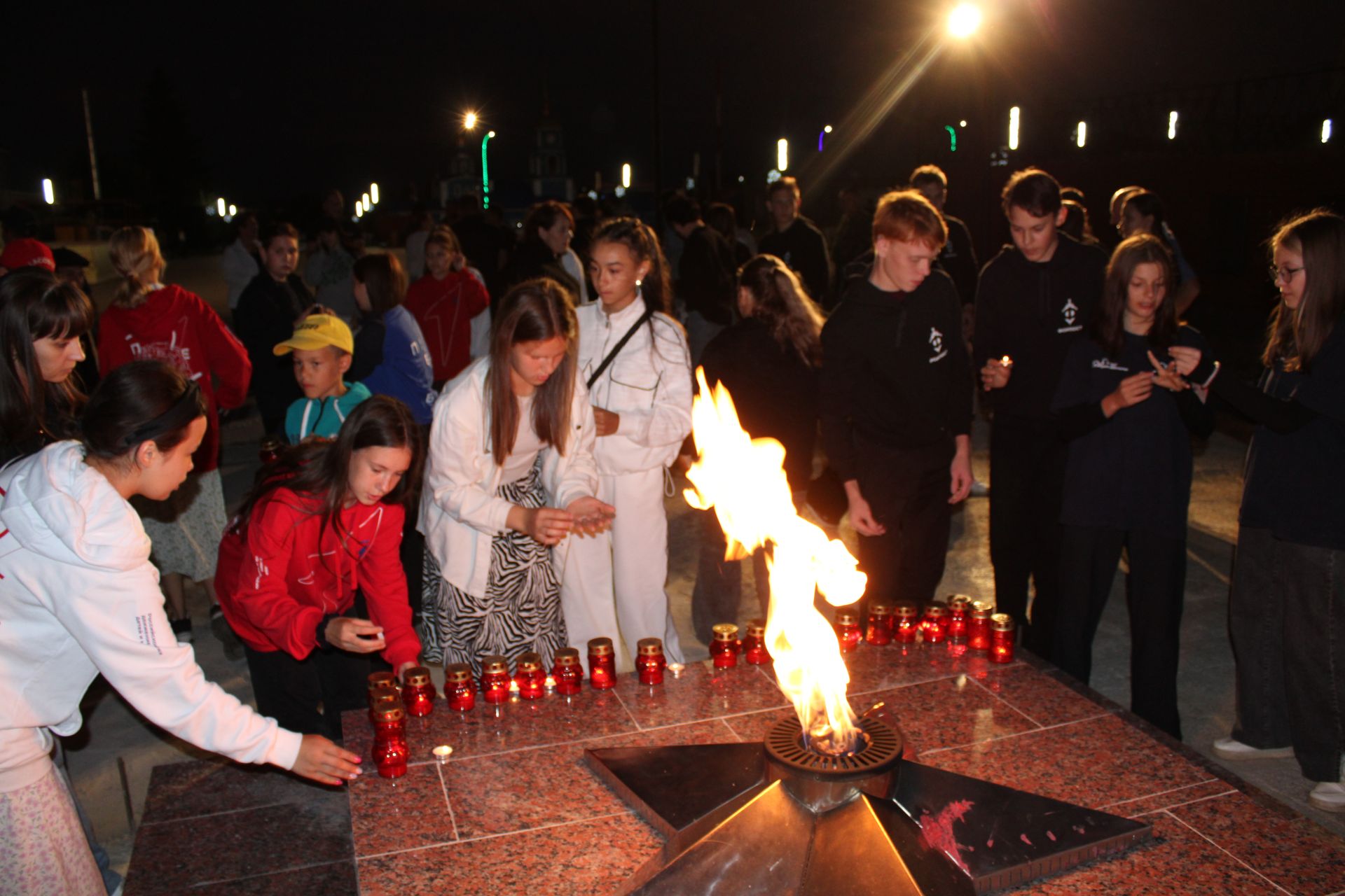 Теләчелеләр  “Хәтер шәме” акциясендә катнашты