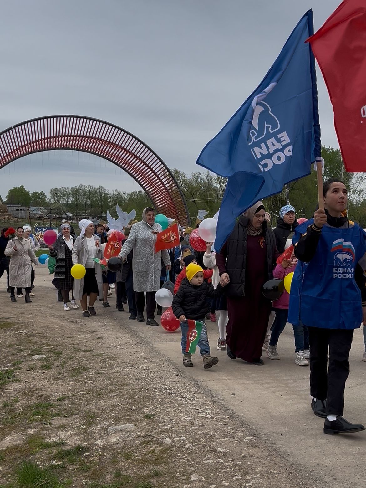 Баландышта  Җиңүнең 80 еллыгына багышланган тантаналы митинг узды