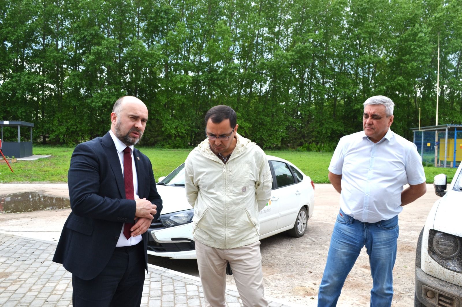 Үзбәкстан  республикасыннан  килгән  кунаклар Теләче  районы  белән таныша