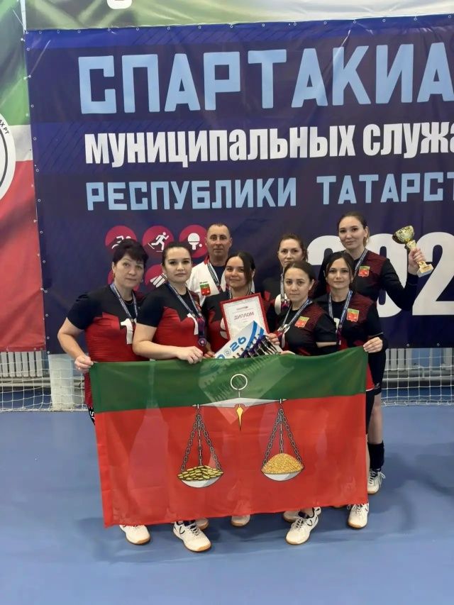 Спартакиаданың көмеш призёрлары булдылар
