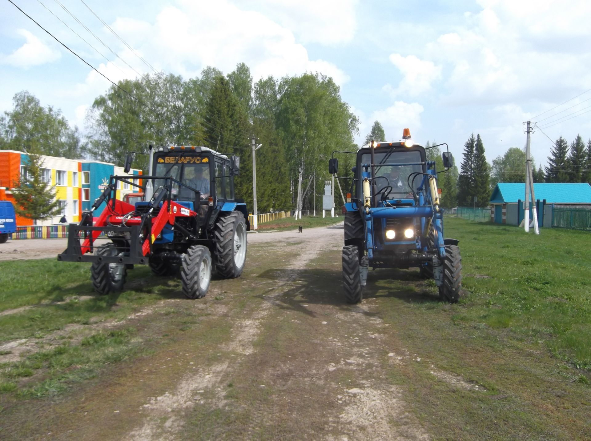 Олы Нырсы авыл җирлегендә шәхси затларнын үзйөрешле машиналарына техник карау уздырылды