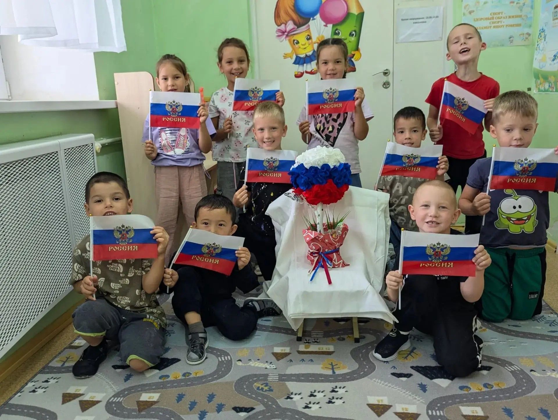 3 нче номерлыТеләче балалар бакчасы Бөтенроссия патриотик акциясенә кушылды