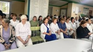 Район башлыгы  үзәк хастаханә коллективы белән очрашты