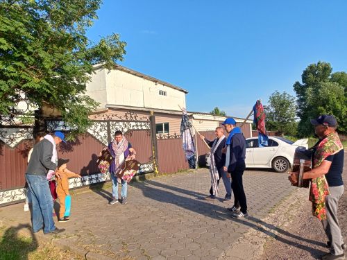 Теләче авылында бирнә җыйдылар