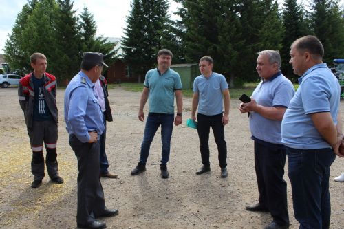 Комбайннарның әзерлеге тикшерелде