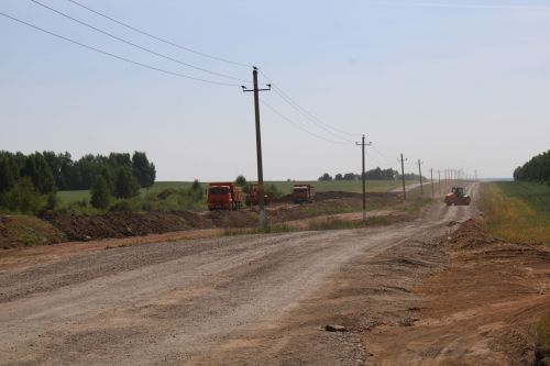 Республика һәм  федераль программа кысаларында юл эшләре башкарыла