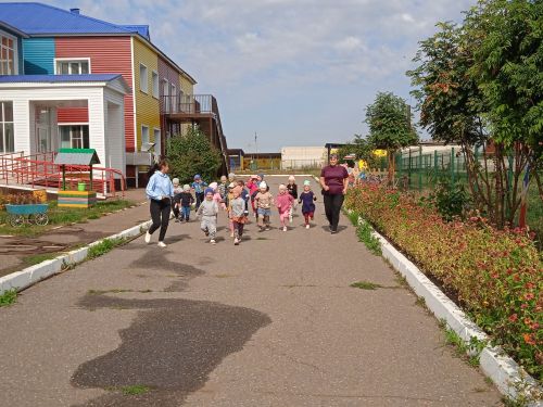 Өченче  номерлы балалар бакчасында  «Көзге кросс»