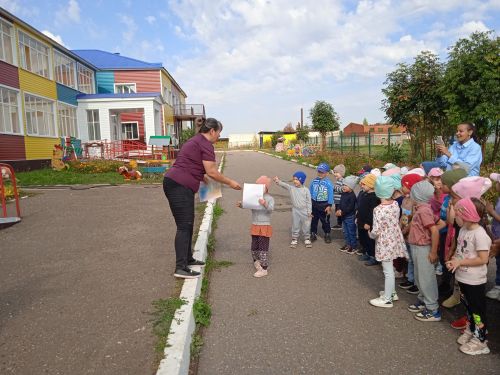 Өченче  номерлы балалар бакчасында  «Көзге кросс»
