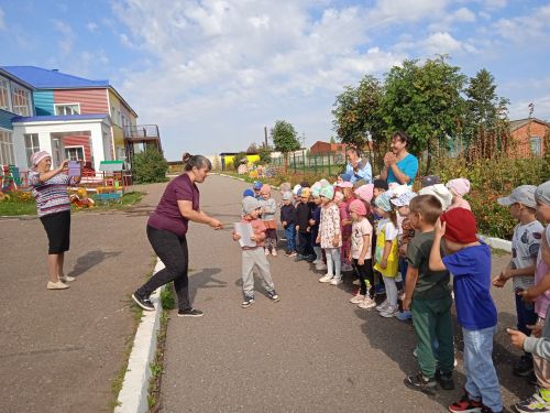 Өченче  номерлы балалар бакчасында  «Көзге кросс»