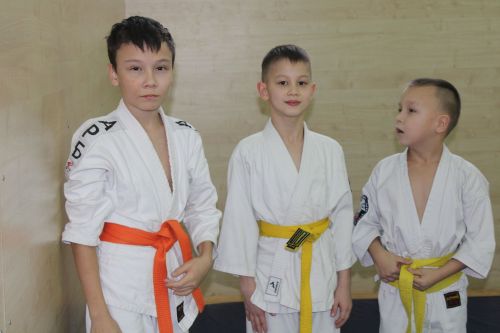 Имтихан тапшырып, яңа төстәге билбаулар алдылар