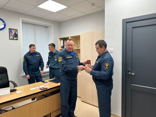 Медаль белән бүләкләнде