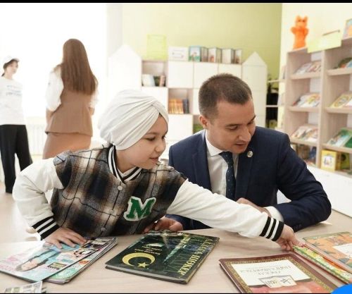 Район балалар китапханәсе яңа бинада
