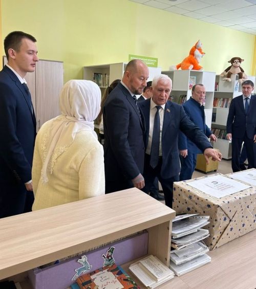 Район балалар китапханәсе яңа бинада