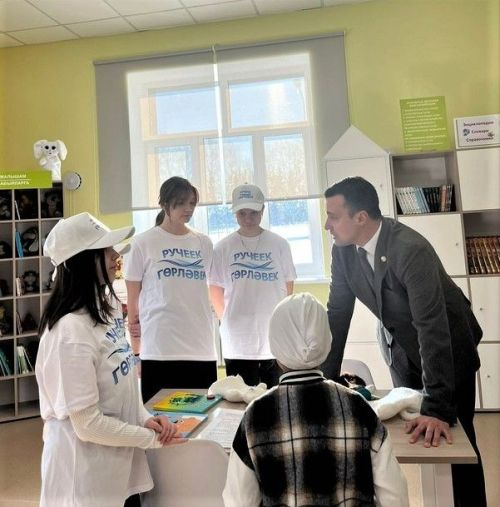 Район балалар китапханәсе яңа бинада