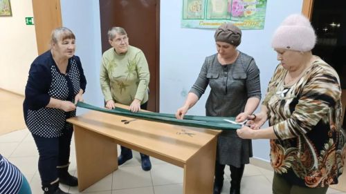 Үзәк бистәсендә маскировка сеткасы үрә башладылар