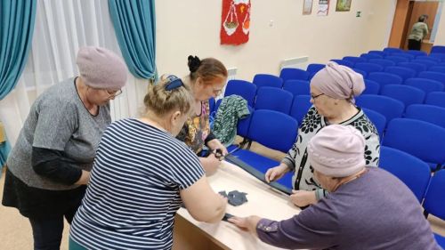Үзәк бистәсендә маскировка сеткасы үрә башладылар