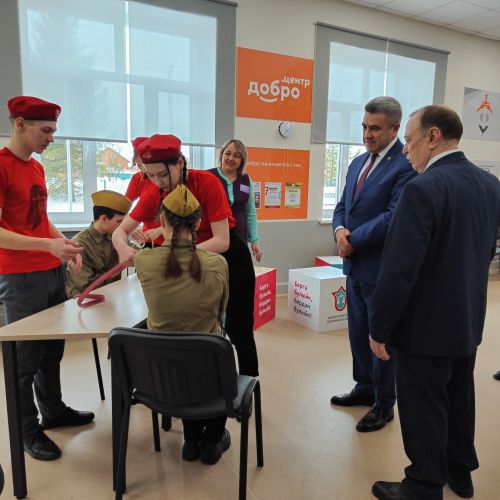 Татарстан Республикасының Мәгариф һәм фән министры Илсур Һадиуллин районга эш сәфәре белән килде