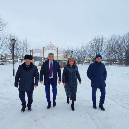 Татарстан Республикасының Мәгариф һәм фән министры Илсур Һадиуллин районга эш сәфәре белән килде