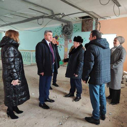 Татарстан Республикасының Мәгариф һәм фән министры Илсур Һадиуллин районга эш сәфәре белән килде