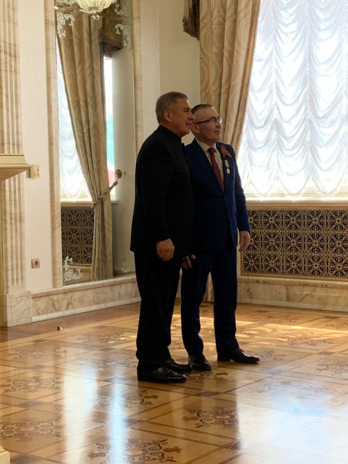 «Татарстан Республикасында җирле үзидарәне үстерүдәге казанышлар өчен» медале белән бүләкләнде