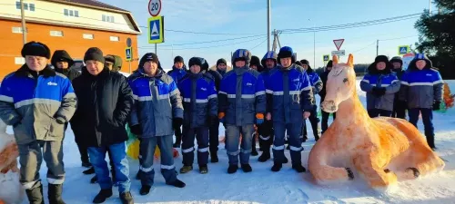 Район газ хуҗалыгында Яңа ел чыршысын ачтылар