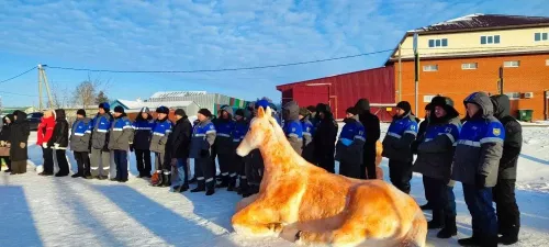 Район газ хуҗалыгында Яңа ел чыршысын ачтылар