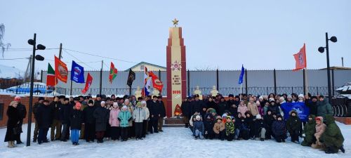 Үзәк ял паркында  Әфган сугышы һәм Совет гаскәрләренең Әфганстаннан чыгарылуына 36 ел тулу уңаеннан митинг үтте